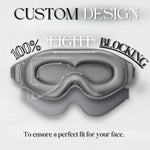 The 8th branded high quality sleeping mask with custom design for 100 percent light blocking and perfect face fit