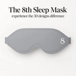 The 8th branded high quality sleeping mask in gray with 3D design for comfortable sleep